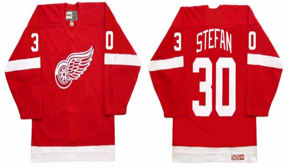 2019 Men Detroit Red Wings 30 Stefan Red CCM NHL jerseys